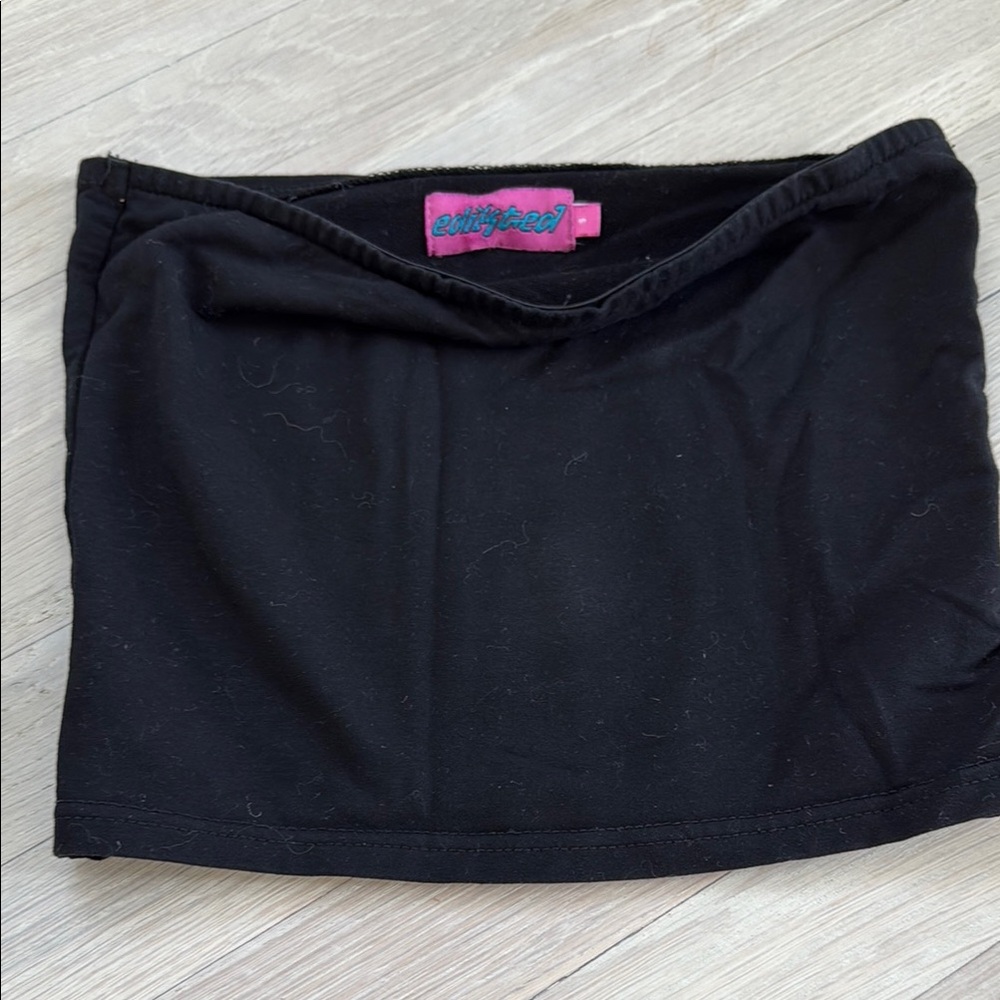 Edikted Black tube top